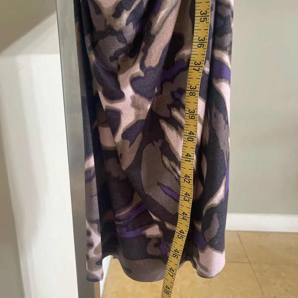 VINTAGE RARE ESCADA HOODED PURPLE DRESS - Picture 3 of 14